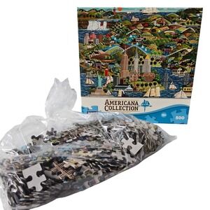 Mega Puzzles Americana Collection The Empire State 500‎ Piece Jigsaw